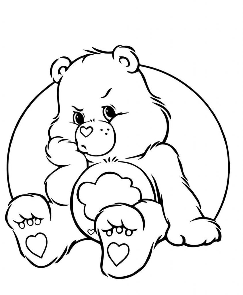 Расстроенный медвежонок
