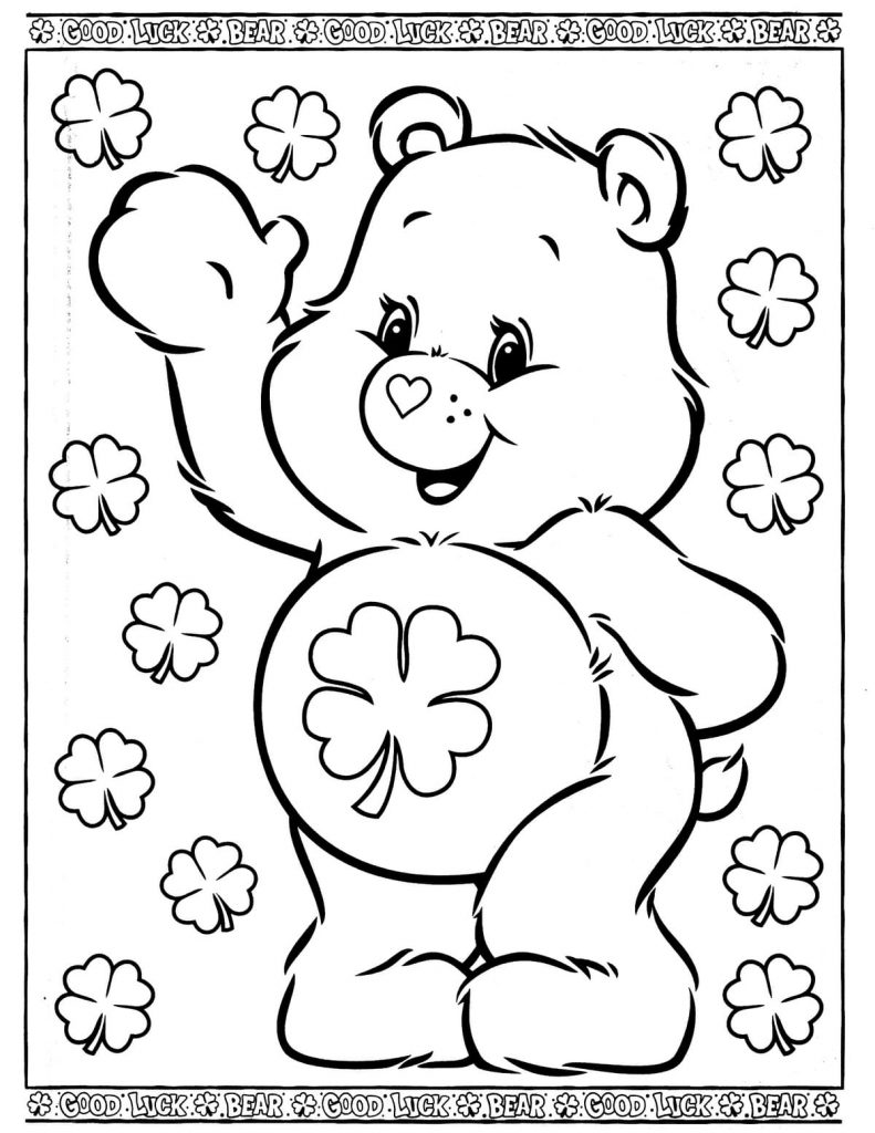 Cartolina dell'orso di cura