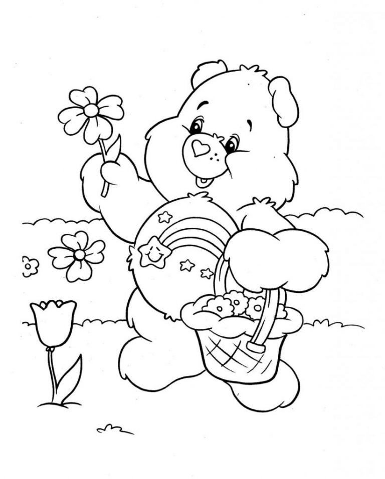 Dibujos de Osos Cariñositos para colorear | Wonder-Day