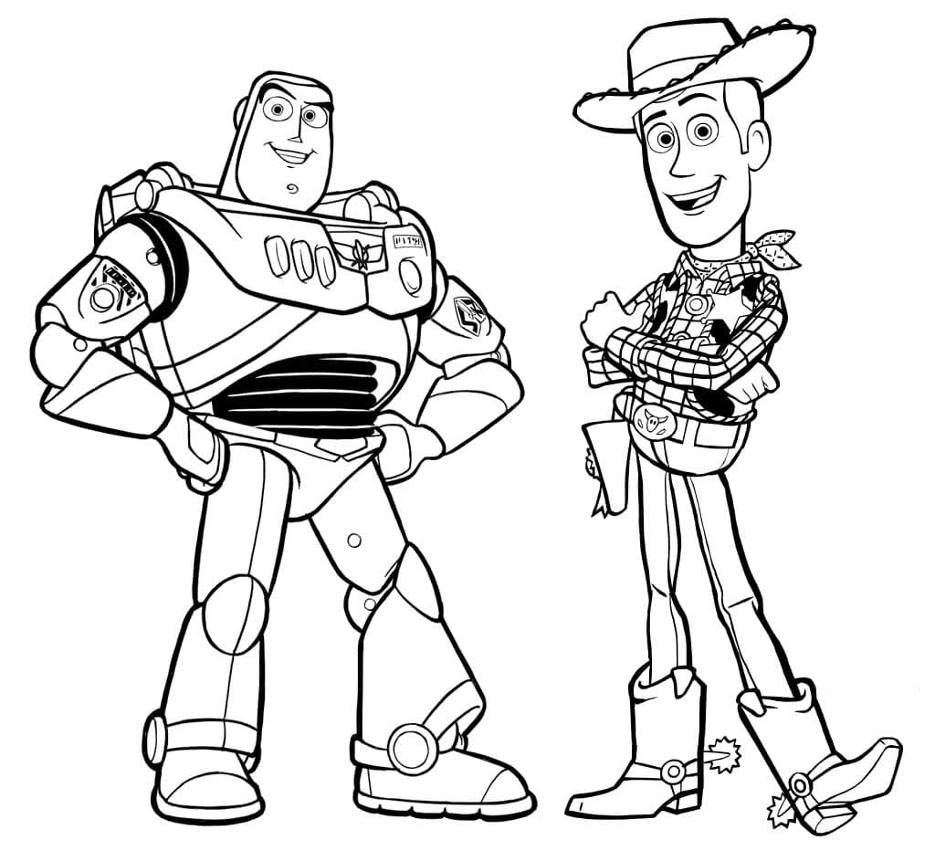 Buzz Lightyear e lo sceriffo