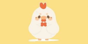 Desenho de galinha fofa (45 Imagens)