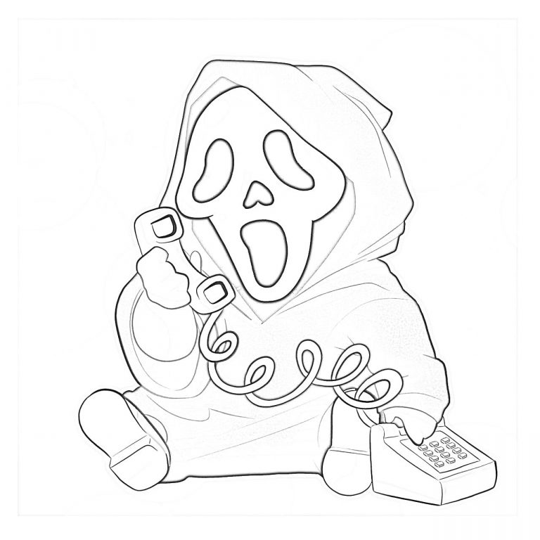 Cute Scary Drawings (45 Photos) | WONDER DAY — Coloring pages for ...