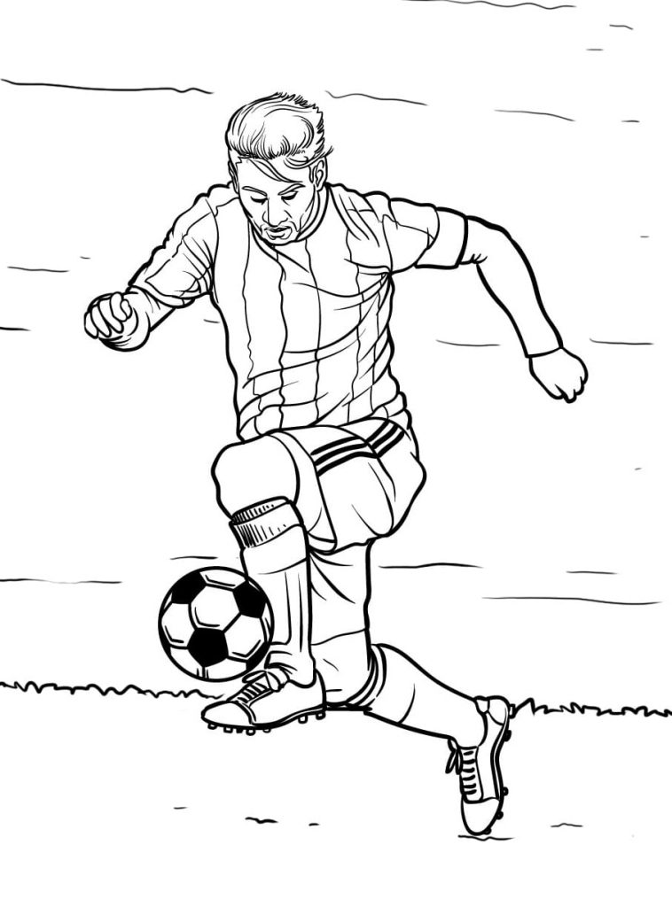 Messi con el balón