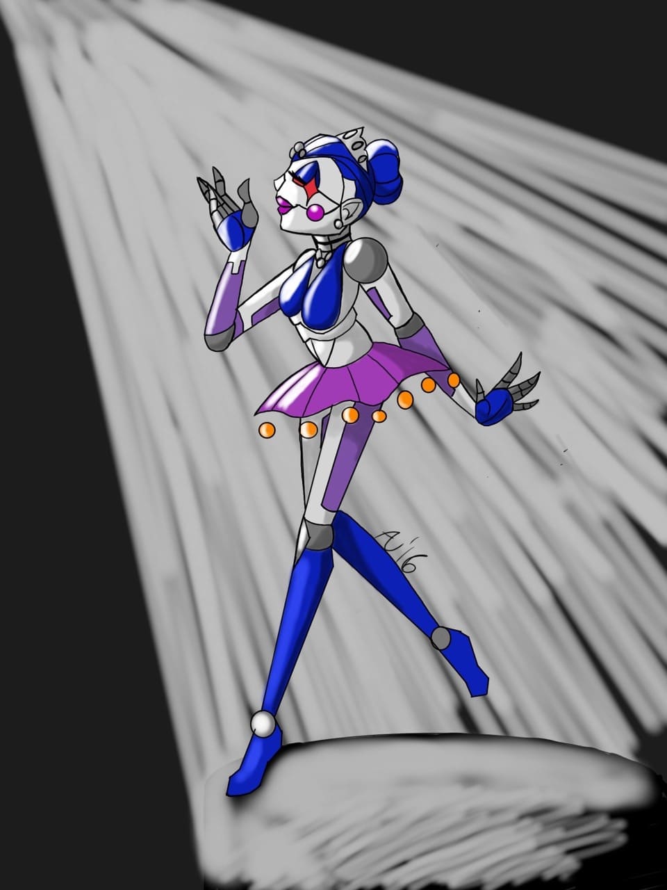 F Freddy Ballora Circus Baby Five Nights at Freddys Sister Location 4K HD  FNAF Wallpapers  HD Wallpapers  ID 46868