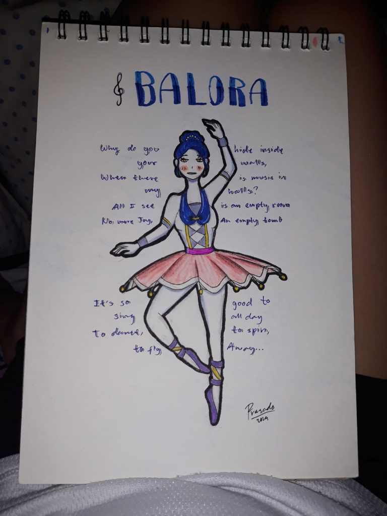 Ballora-Zeichnung
