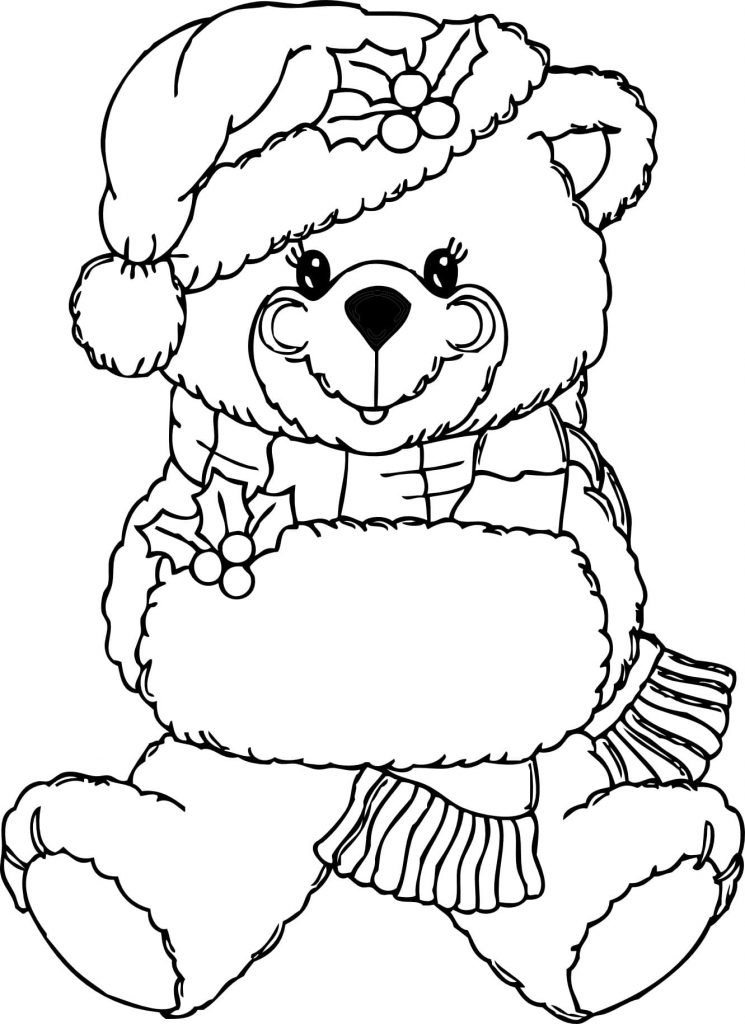 Christmas teddy bear