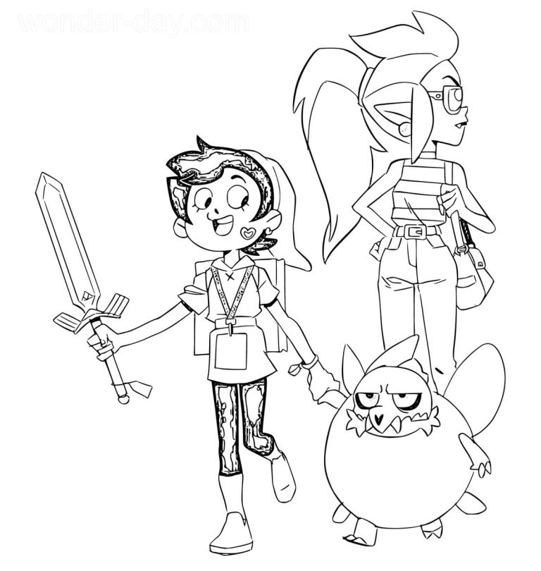 Owl House Coloring Pages Download and print for free