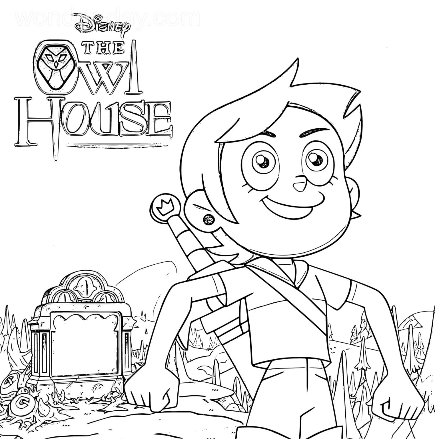 Owl House Coloring Pages | Download and print for free