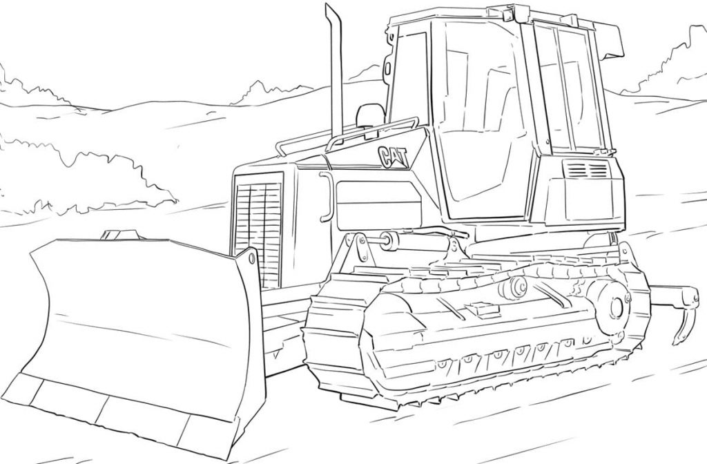 Tractor realistic