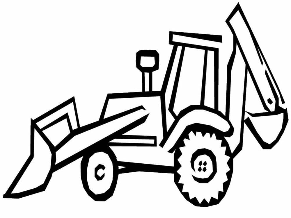 Traktor mit Schaufel