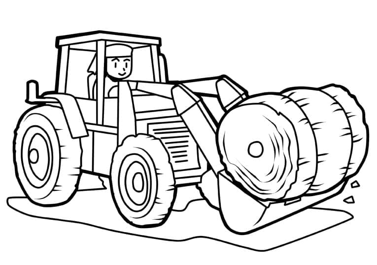 Traktor im Feld