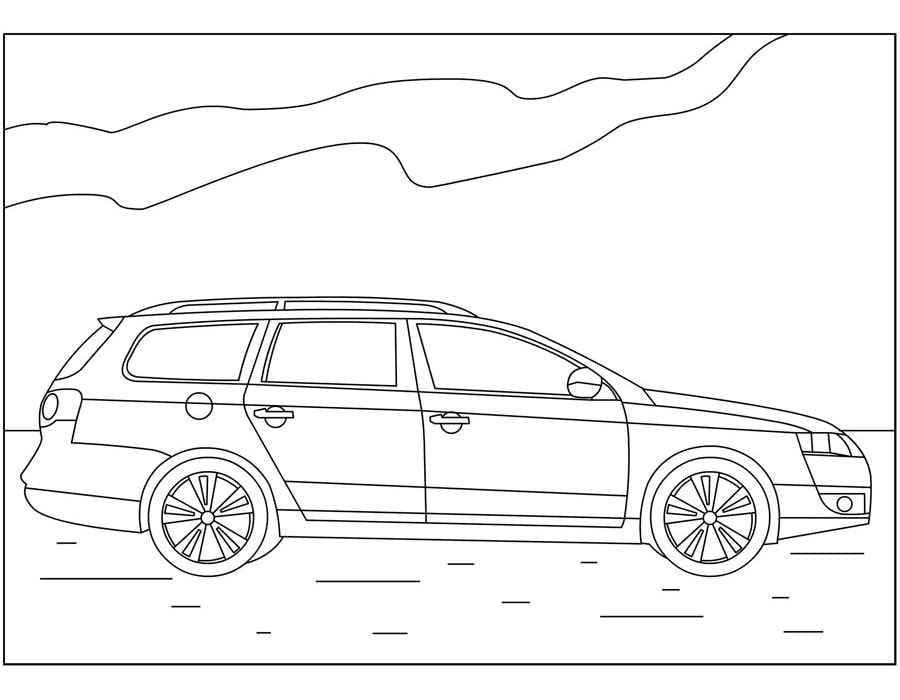 Volkswagen vista laterale