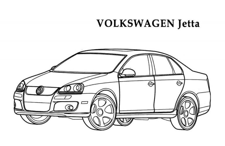 Ausmalbilder Volkswagen | Malvorlagen für Kinder