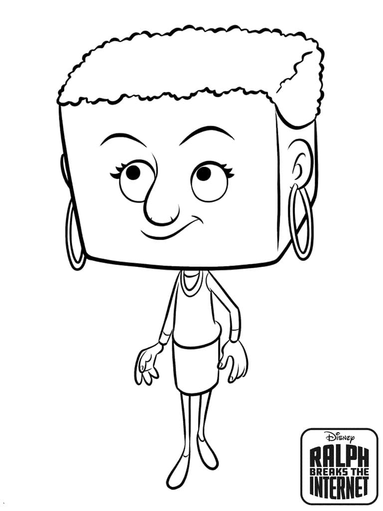 Personagem de desenho animado Ralph
