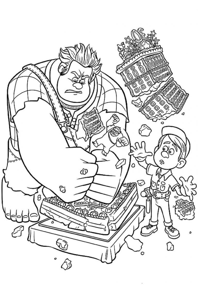 Mouse Ralph Coloring Pages Dibujos de Ralph para colorear | Wonder-Day