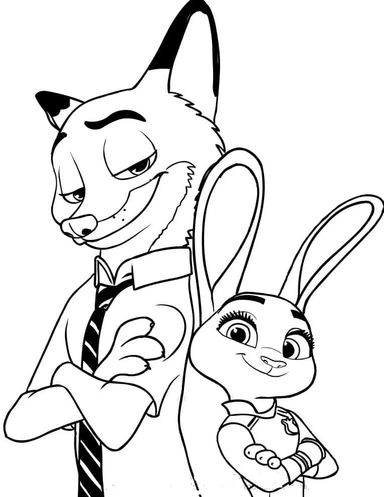 Fox and bunny