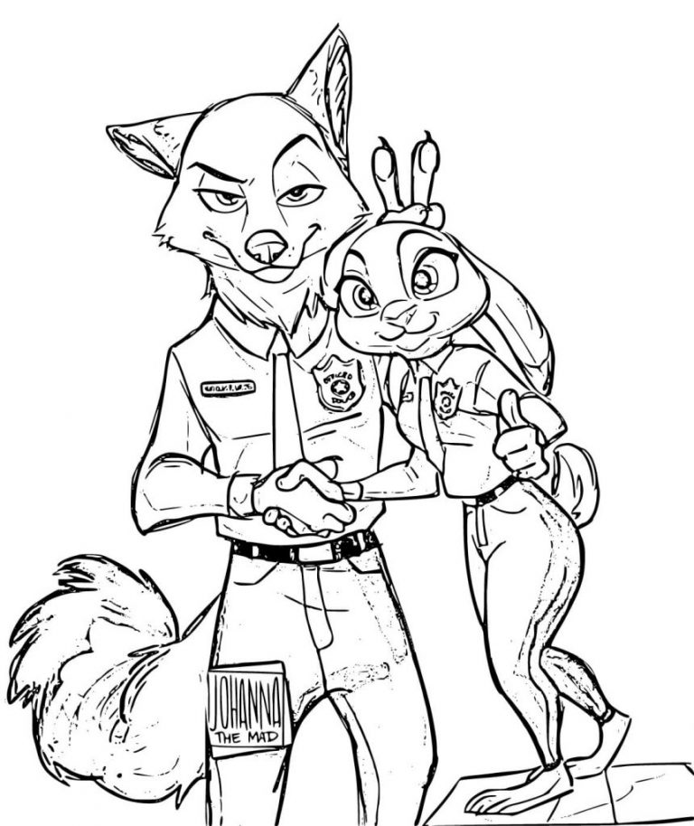 Dibujos De Zootopia Para Colorear Wonder Day Zootopia - vrogue.co