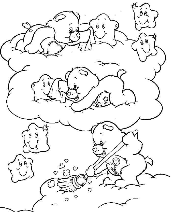 Care bears do the cleaning