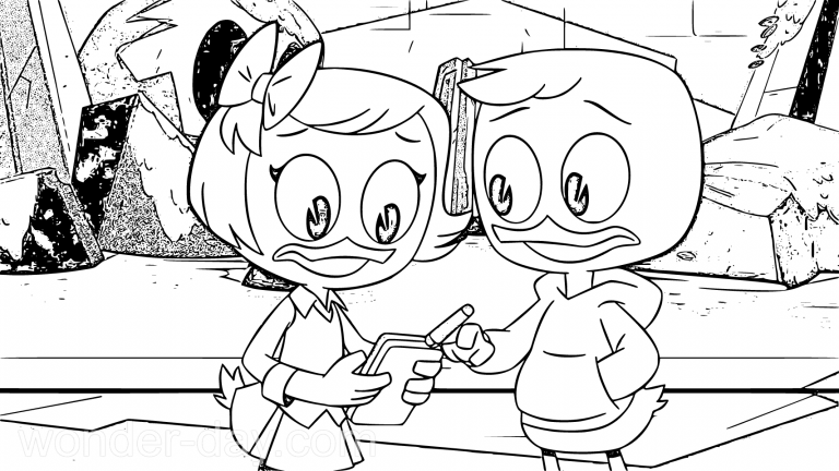 ducktales ausmalbilder