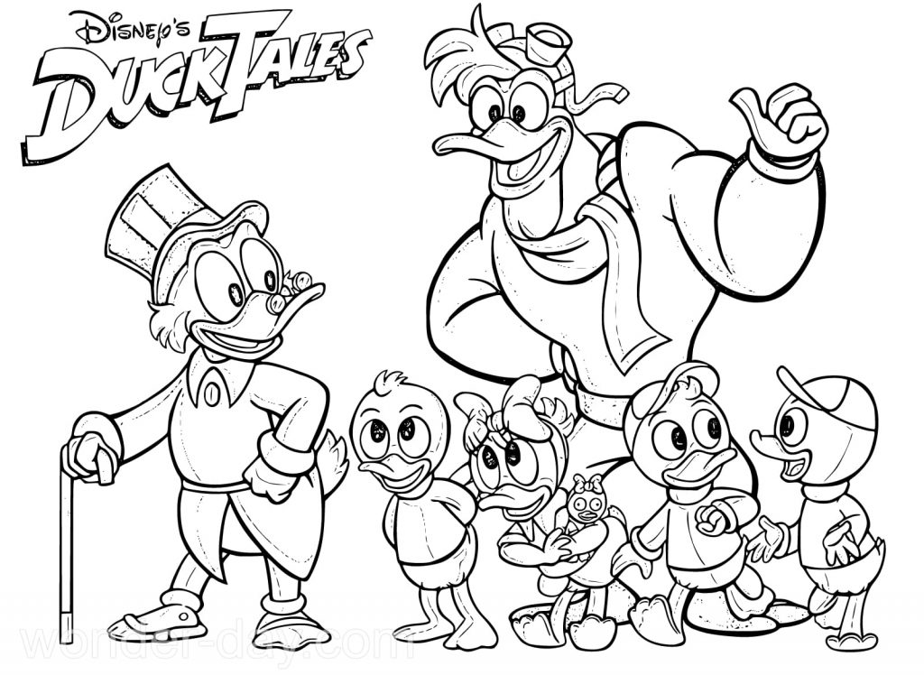 Launchpad McQuack and his friends