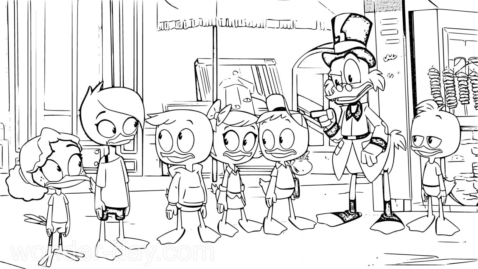 Desenhos De DuckTales Para Colorir | WONDER DAY — Desenhos Para Colorir ...