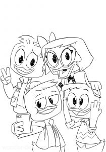 ducktales ausmalbilder