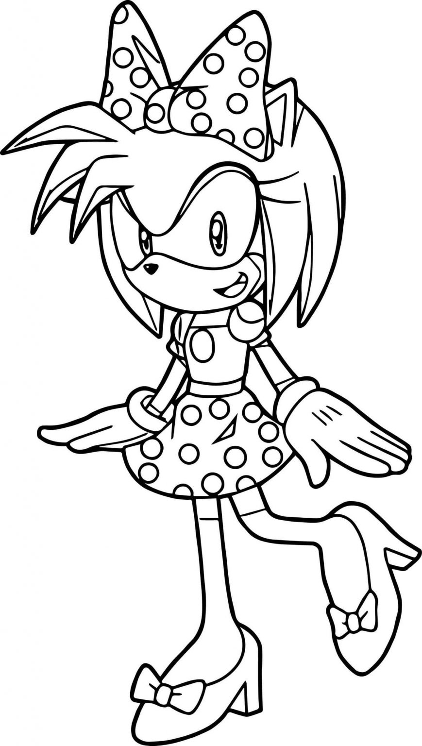 Amy Rose Coloring Pages | WONDER DAY ??? Coloring pages for children and ...