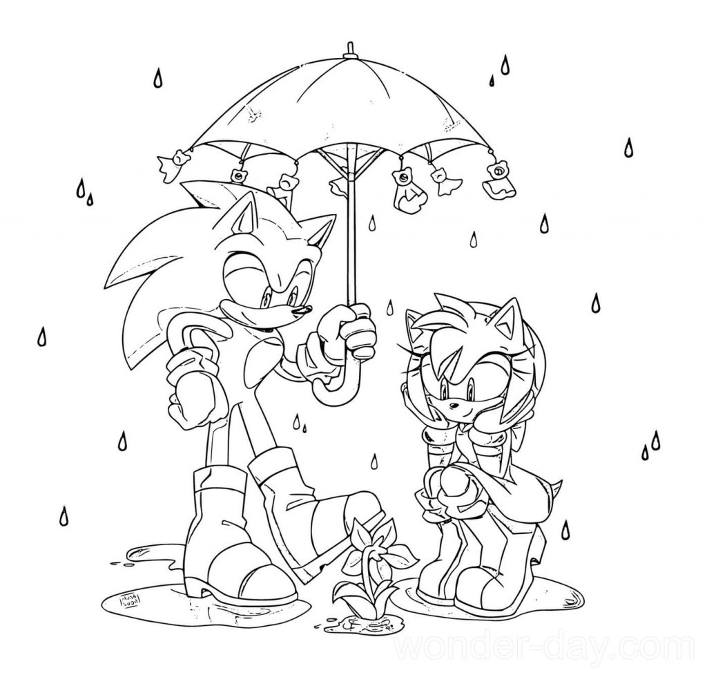 Desenho e Imagem Amy Rose Martelo para Colorir e Imprimir Grátis para  Adultos e Crianças 