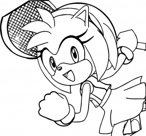 Amy Rose Coloring Pages | WONDER DAY — Coloring pages for children and ...