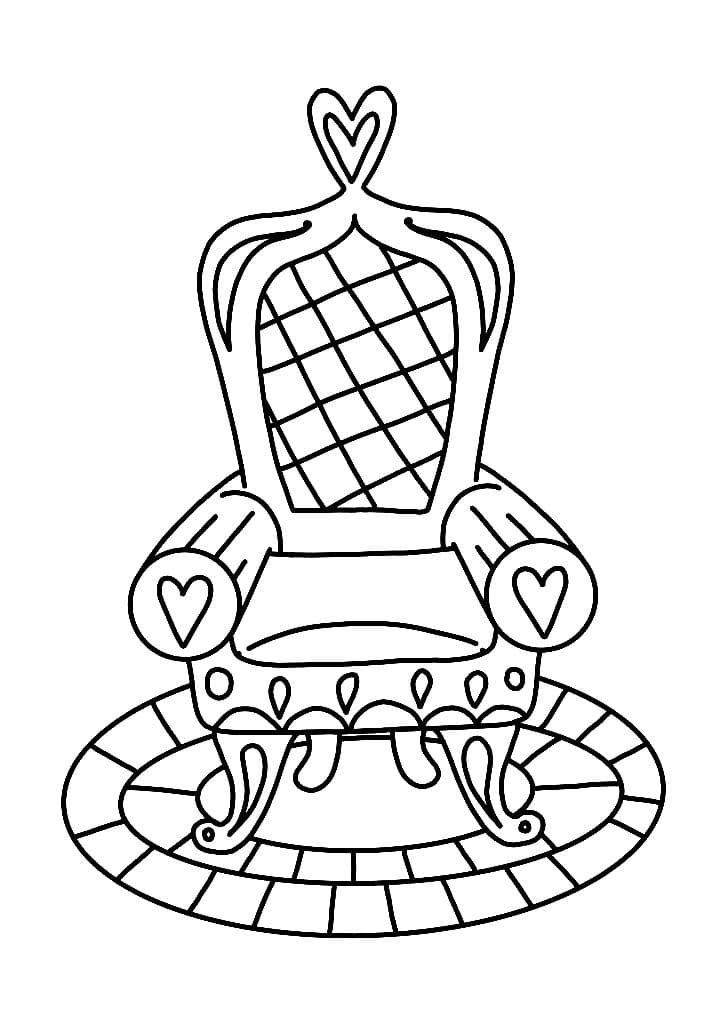 Armchair with a pattern
