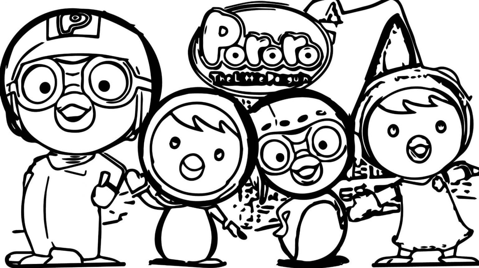 Pororo Coloring Pages | 35 Printable Coloring Pages