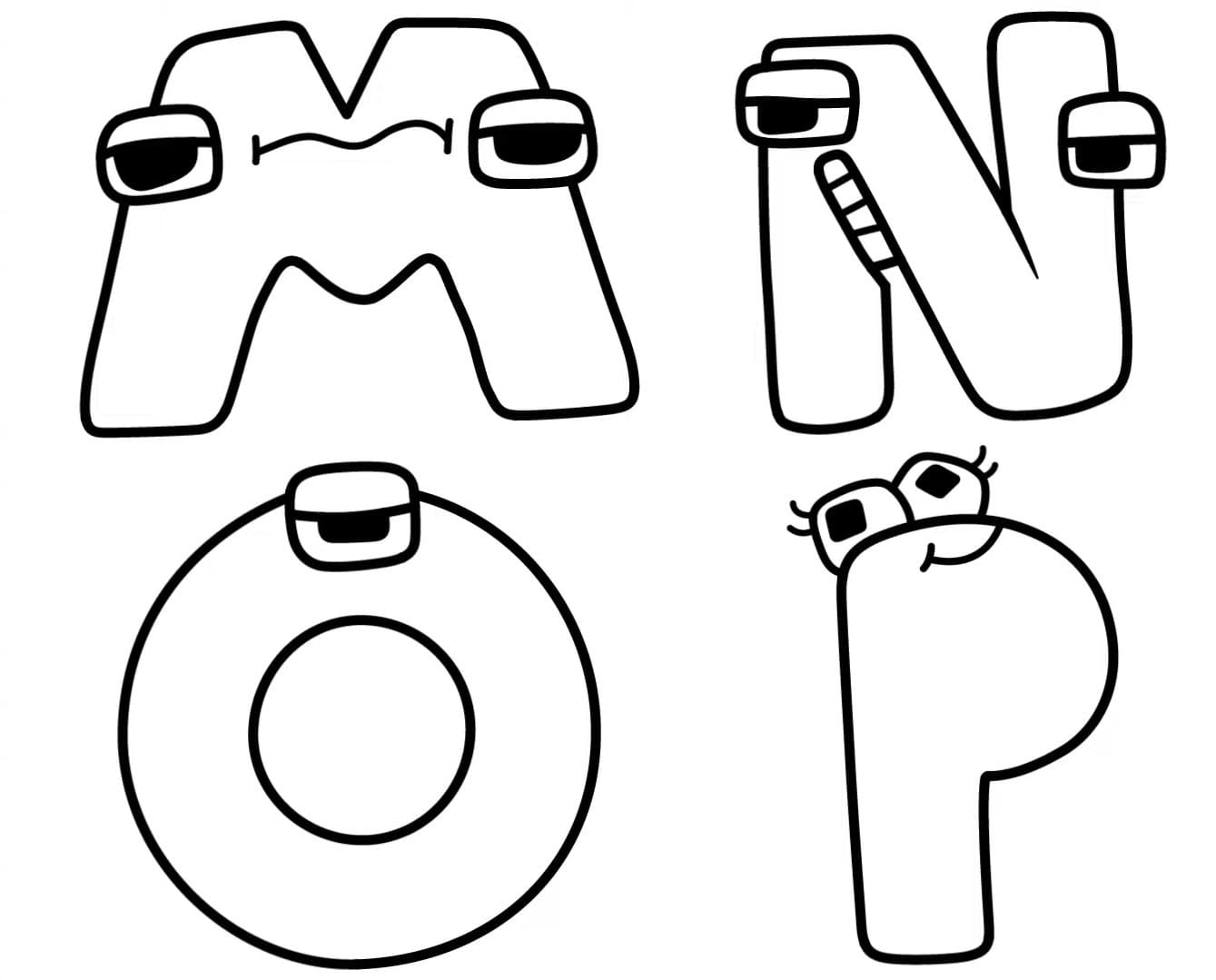 N Alphabet Lore Coloring Page Alphabet, Coloring Pages,, 53% OFF