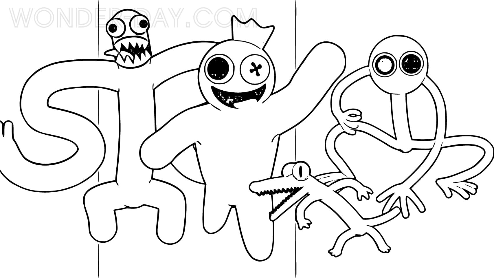 Imprimir Desenhos para Colorir Rainbow Friends 28 em 2023  Desenhos para  imprimir, Desenho toy story, Desenhos para colorir