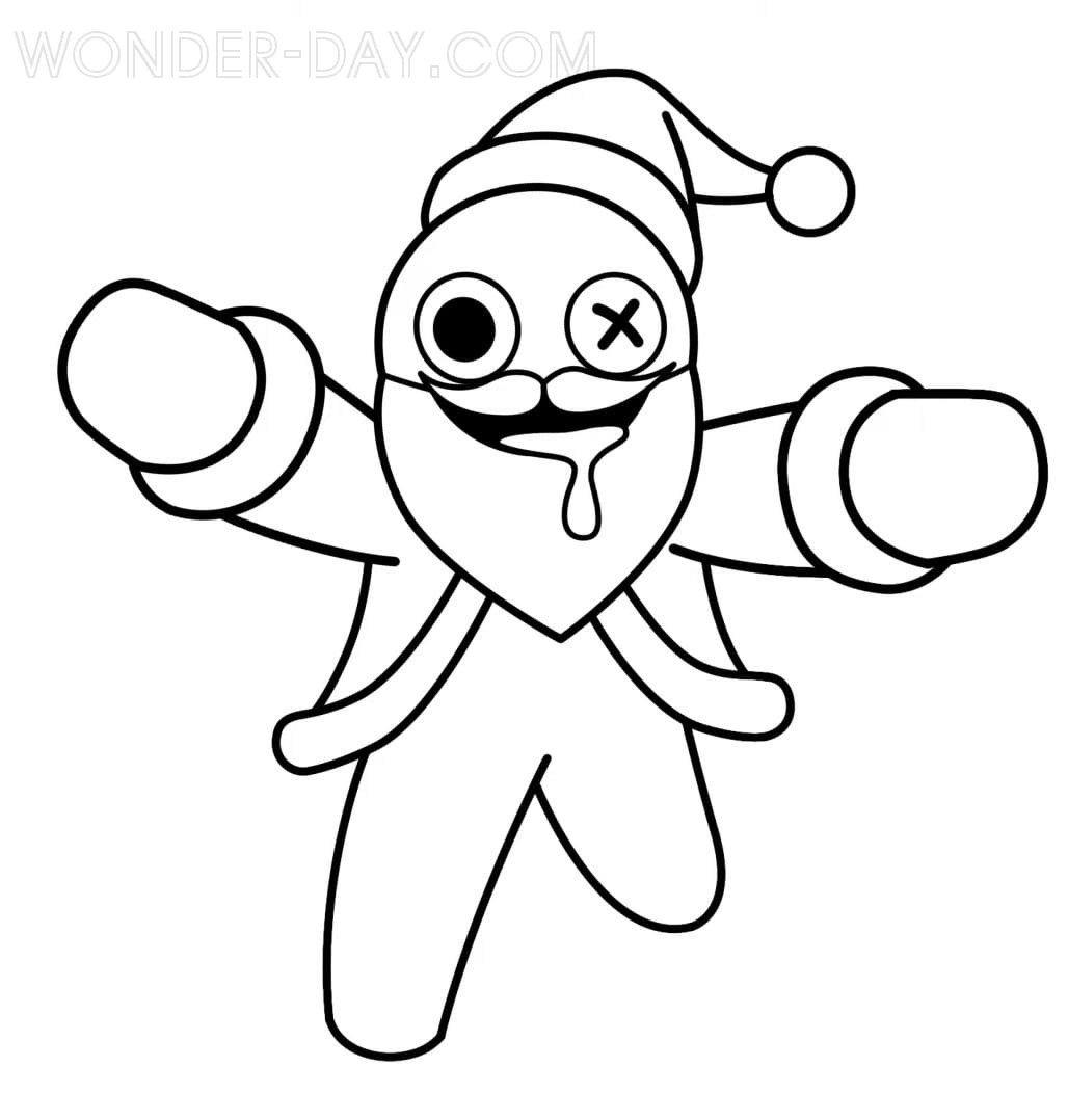 Rainbow Friends Coloring Pages