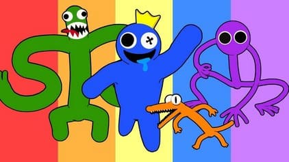 Desenhos de Amigos do arco-íris para colorir