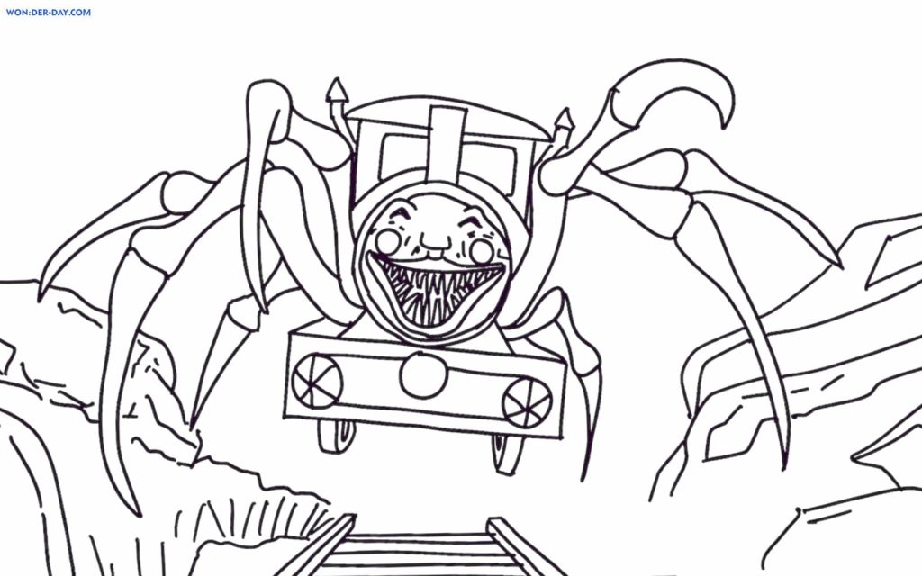 Tren monstruo araña