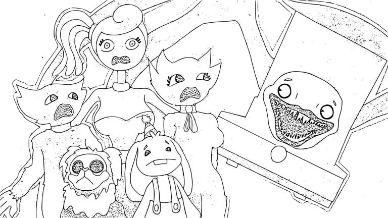 Choo-Choo Charles Coloring Pages | WONDER DAY — Coloring pages for ...