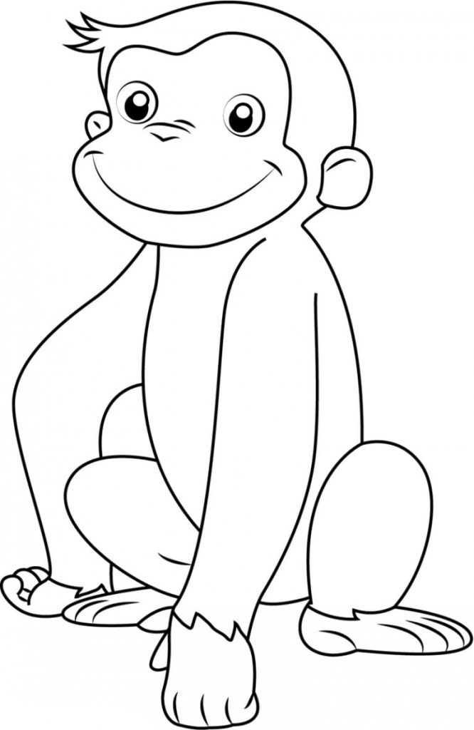 Мультяшная обезьянка