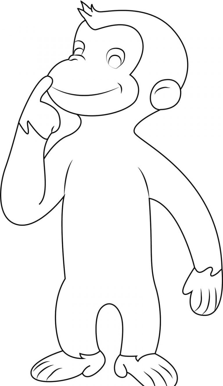 Curious George coloring pages | 50 Free coloring pages