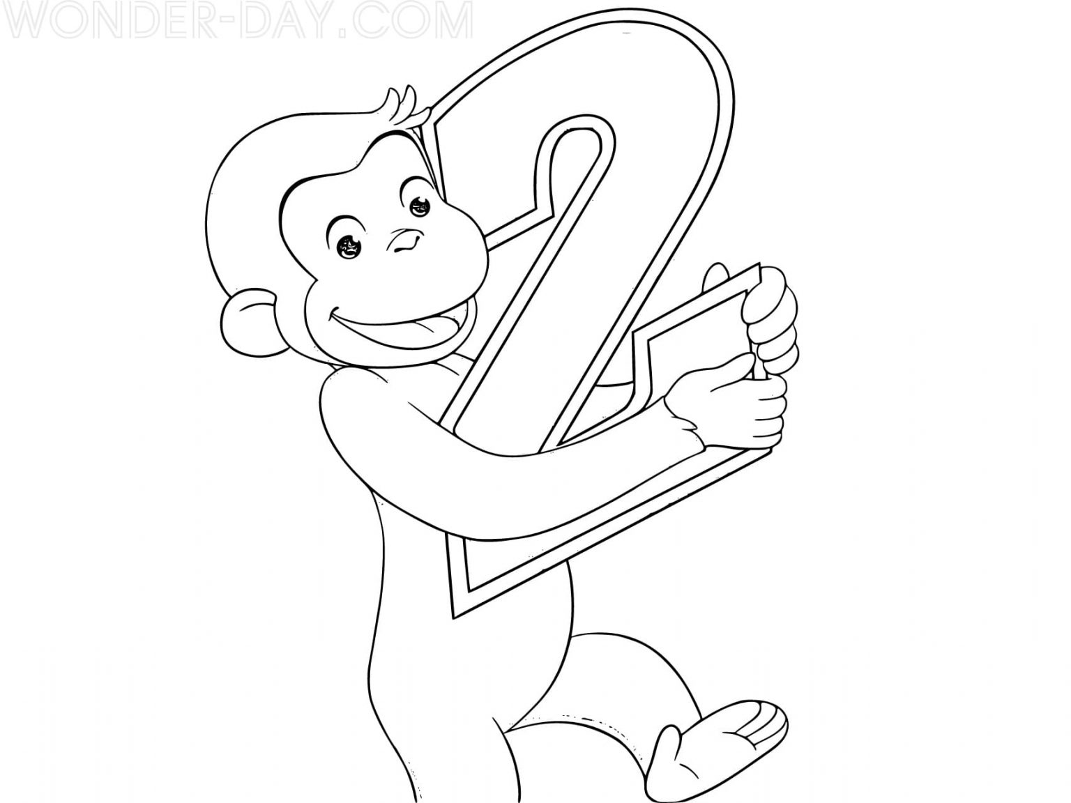 Disegni Da Colorare Di Curioso Come George Pagine Da Colorare