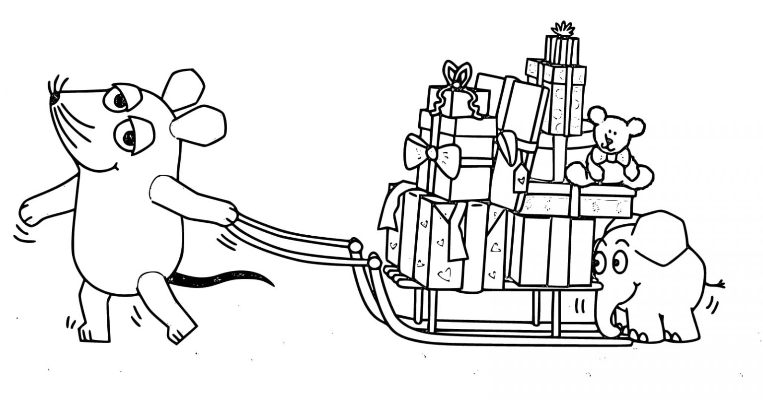 Ausmalbilder Sendung mit der Maus | WONDER DAY — Ausmalbilder für