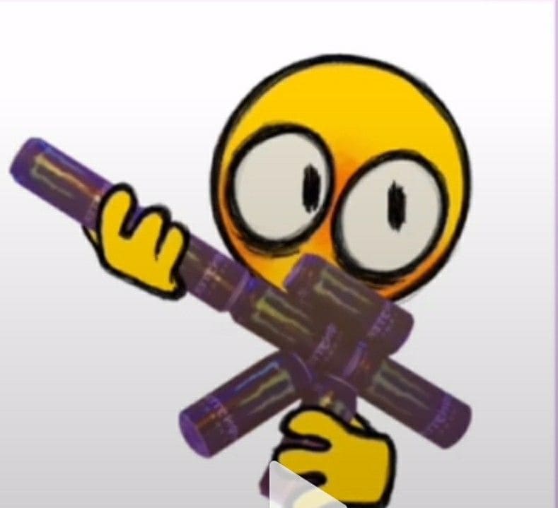 Emoticon with weapons