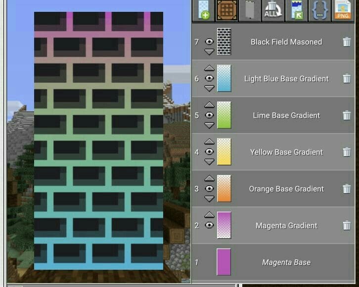 bricks gradient