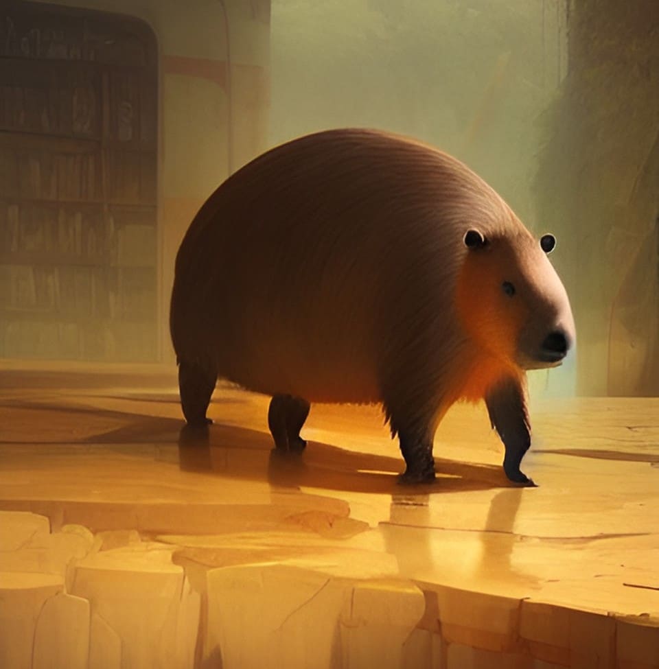 Big capybara