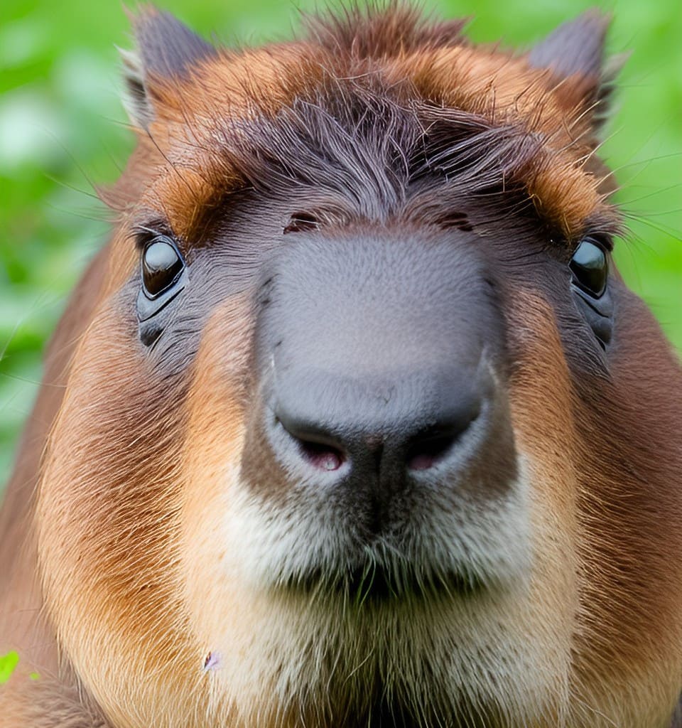 Capybara face