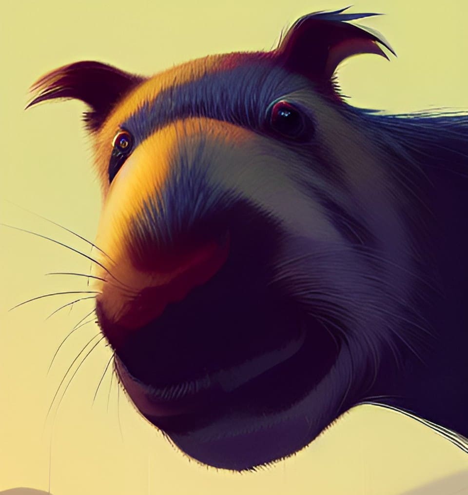Capybara face