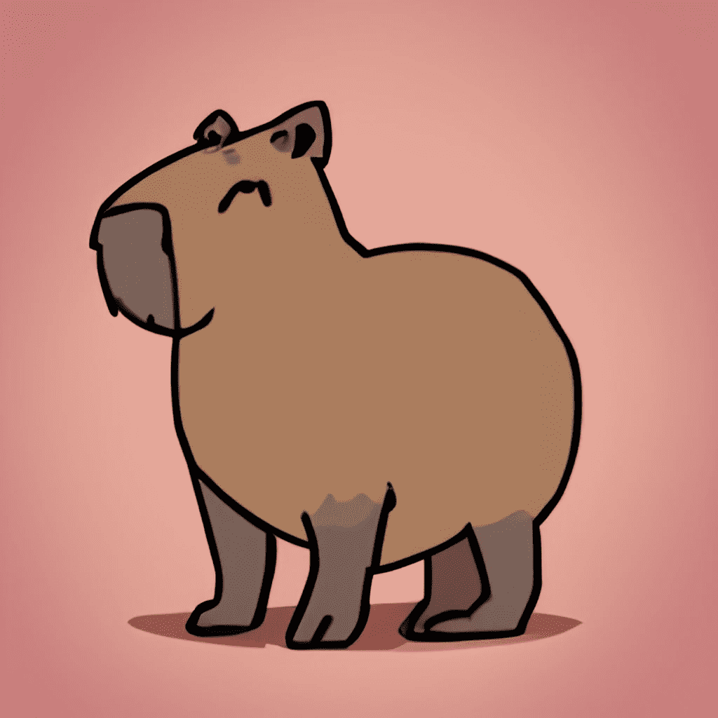 Capybara cute avatar