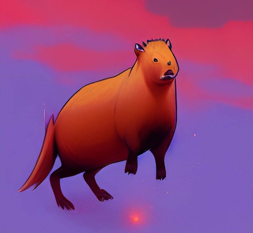 Capybara in space