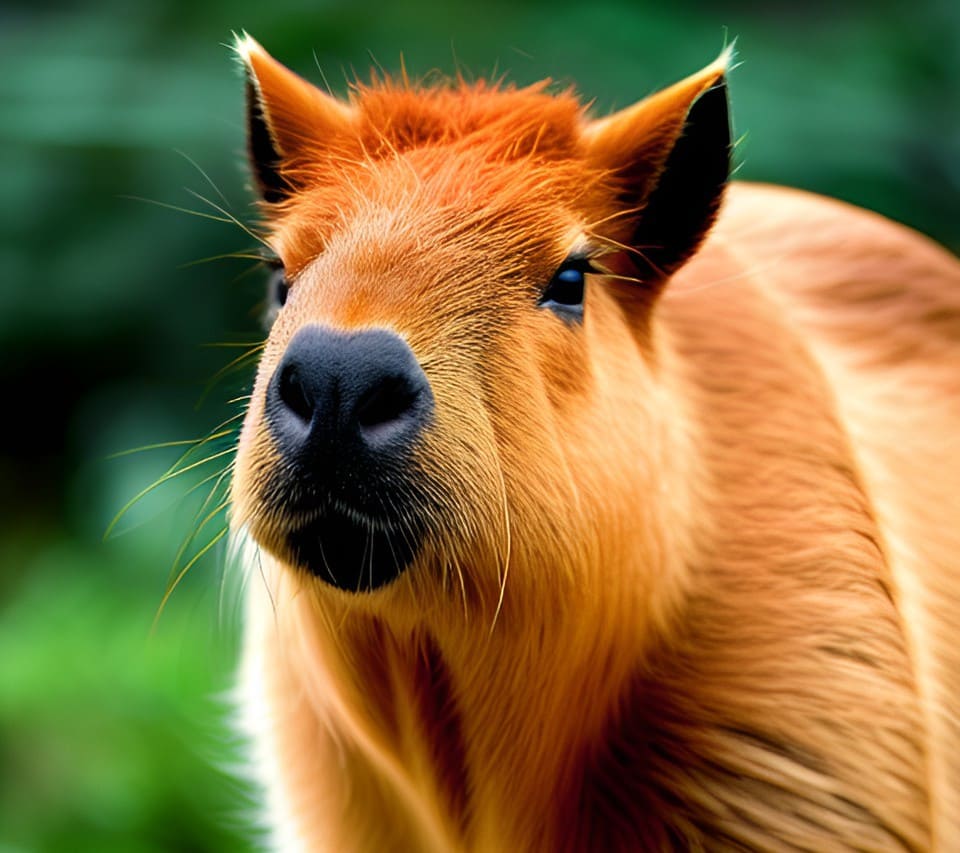 Orange Capybara