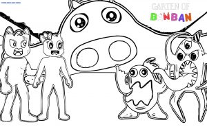 Garten of Banban Coloring Pages | WONDER DAY — Coloring pages for ...